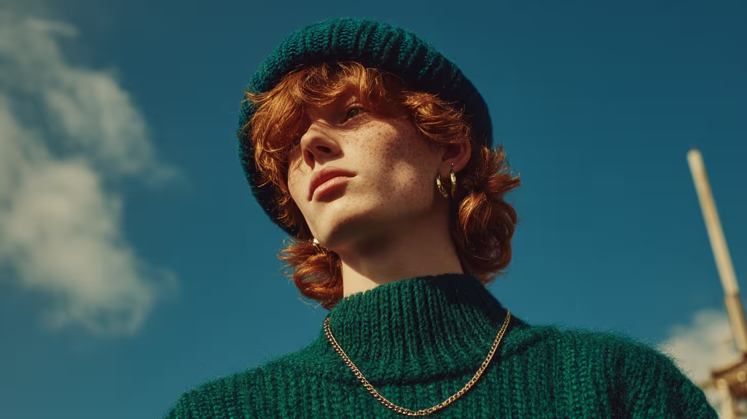 Fashion portrait - forest theme