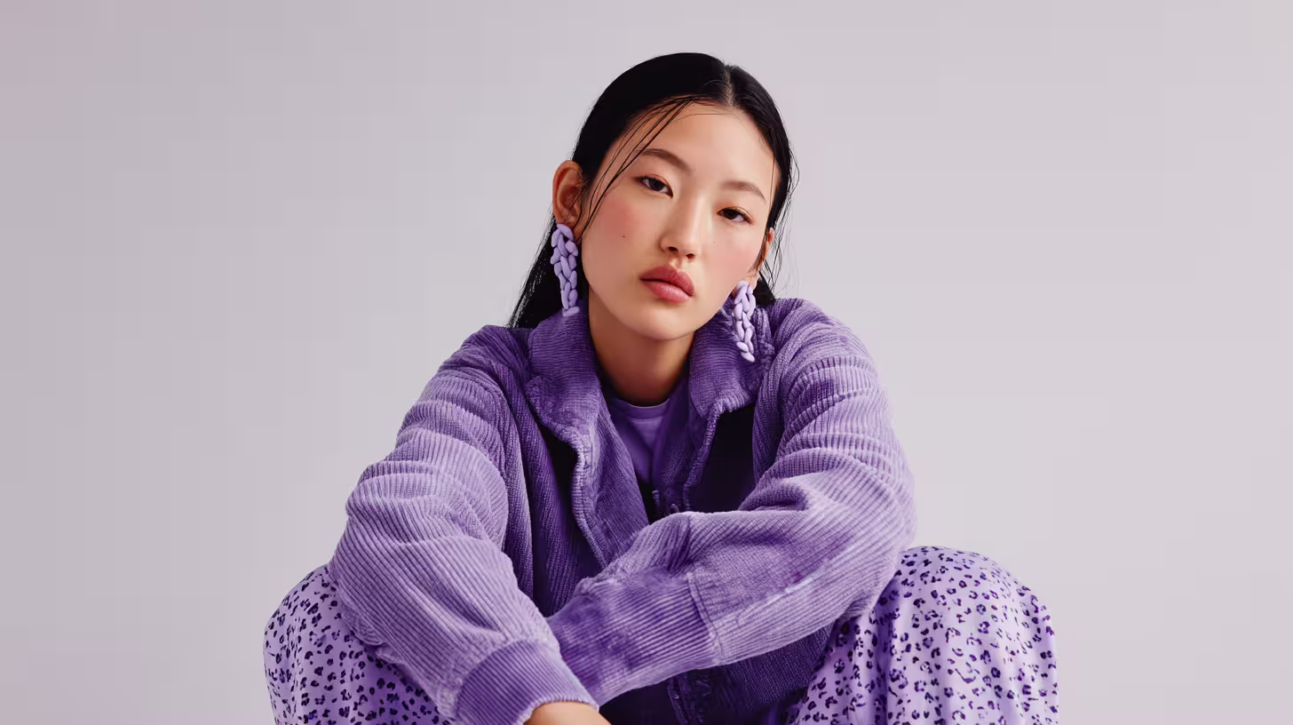 Fashion portrait - paper theme